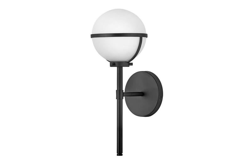 Vegglampe Hinkley Hollis Svart - Svart - Belysning - Baderomsbelysning