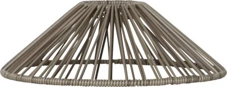 Vide lampeskjerm 25 cm - gråbeige - Belysning - Belysningstilbehør