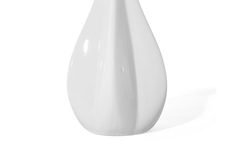Santee Bordlampe 32 cm - Hvit - Vinduslampe på fot - Soveromslampe - Stuelampe - Nattlampe bord - Vinduslampe - Bordlampe