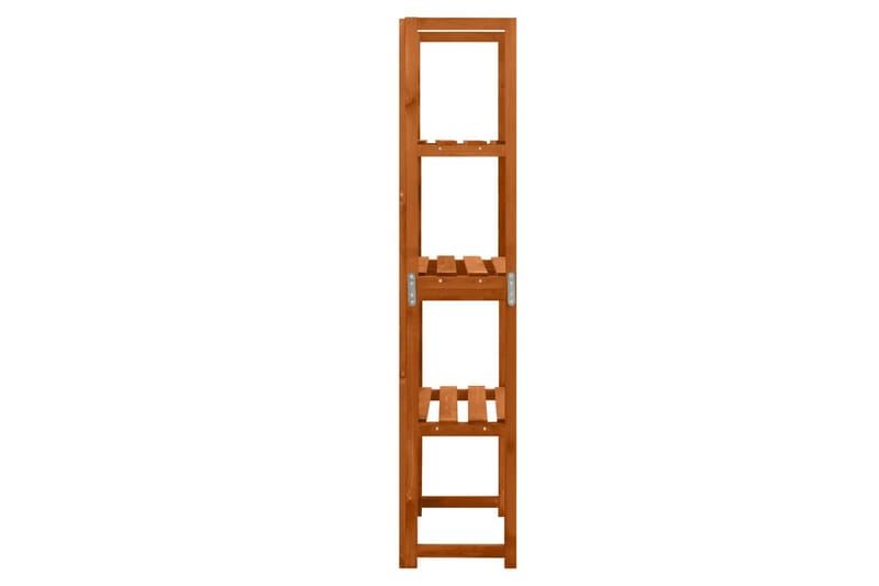 Espalier med hyller 55x30x140 cm heltre gran - Brun - Hage - Dyrking & hagearbeid - Drivhus - Drivhustilbehør
