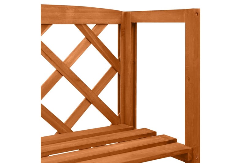 Espalier med hyller 55x30x140 cm heltre gran - Brun - Hage - Dyrking & hagearbeid - Drivhus - Drivhustilbehør