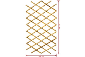 Nature Hageespalier 100x200 cm bambus 6040722 - Hage - Dyrking & hagearbeid - Drivhus - Drivhustilbehør