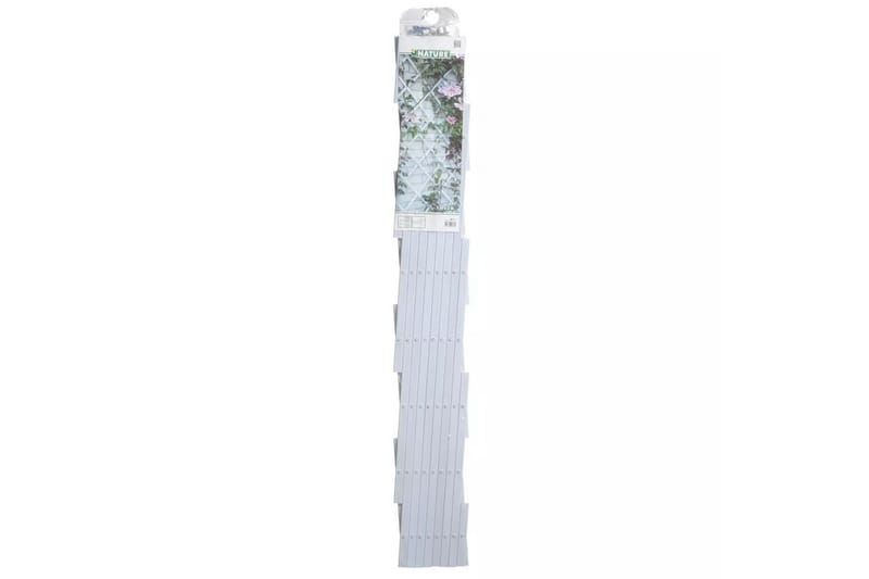Nature Hageespalier 100x200 cm PVC hvit 6040703 - Drivhustilbehør - Espalier