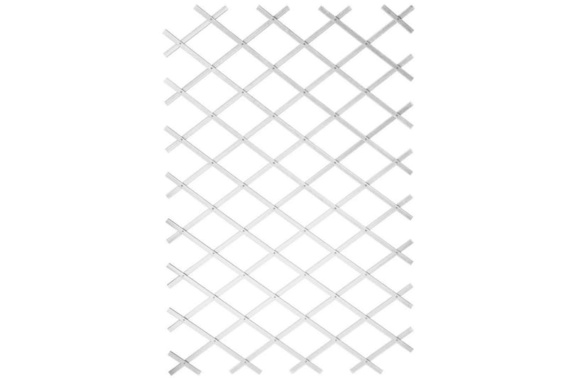 Nature Hageespalier 100x200 cm PVC hvit 6040703 - Hage - Dyrking & hagearbeid - Drivhus - Drivhustilbehør