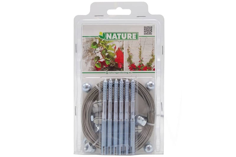 Nature Tråd-espaliesett for klatreplanter 2 stk - Hage - Dyrking & hagearbeid - Drivhus - Drivhustilbehør