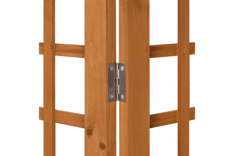 Romdeler/espalier 3 paneler heltre gran 121x180,5 cm - Brun - Hage - Dyrking & hagearbeid - Drivhus - Drivhustilbehør
