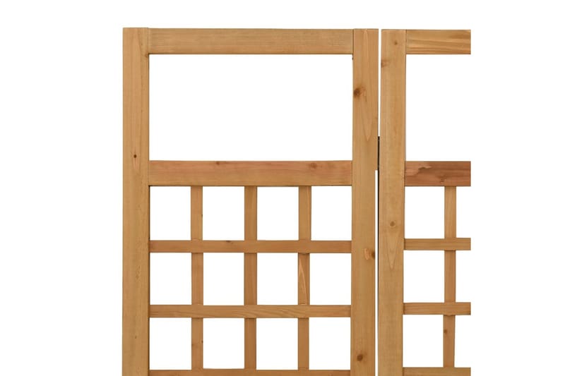 Romdeler/espalier 4 paneler heltre gran 161x180 cm - Brun - Hage - Dyrking & hagearbeid - Drivhus - Drivhustilbehør
