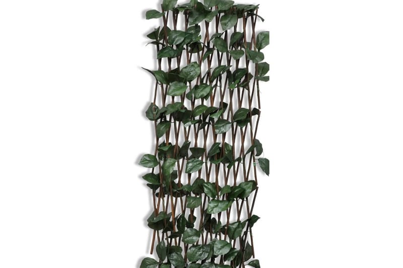 Espaliergjerde selje med kunstige blader 5 stk 180x90 cm - Drivhustilbehør - Espalier