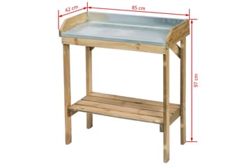 Nature Ompottingsbord for såing og planting 6020500 - Hage - Dyrking & hagearbeid - Drivhus - Plantebord