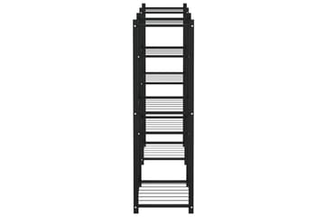 beBasic Blomsterstativ 83x25x80 cm svart jern - Svart - Hage - Dyrking & hagearbeid - Dyrking - Blomsterpotter - Blomsterhylle & blomsterstativ