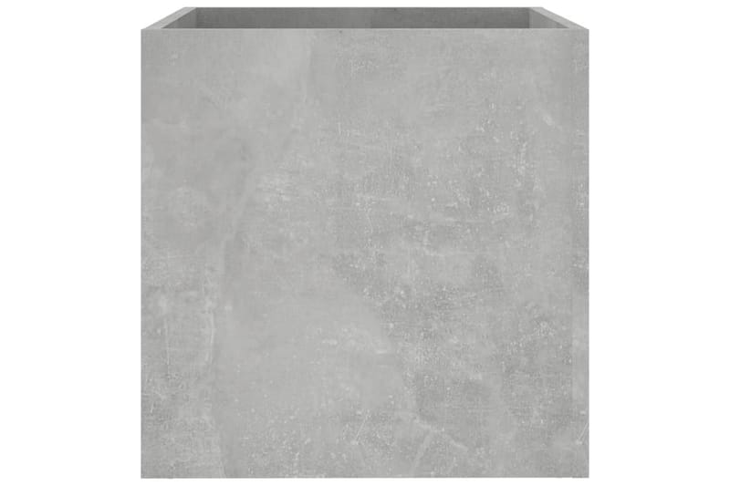 beBasic Plantekasse betonggrå 40x40x40 cm konstruert tre - GrÃ¥ - Hage - Dyrking & hagearbeid - Dyrking - Blomsterpotter - Blomsterkasser