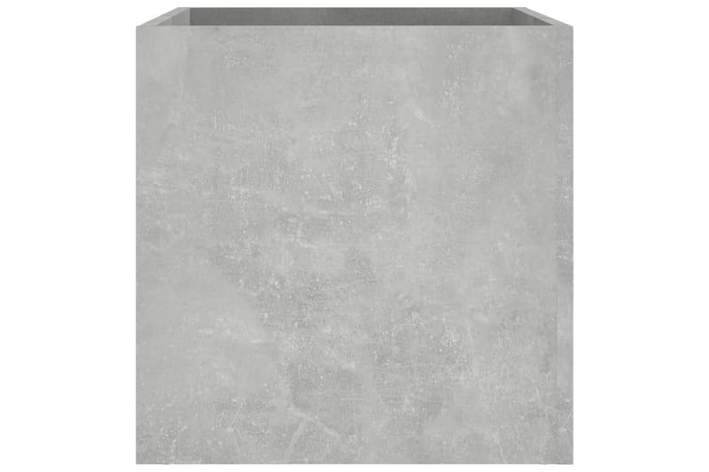 beBasic Plantekasse betonggrå 40x40x40 cm konstruert tre - GrÃ¥ - Hage - Dyrking & hagearbeid - Dyrking - Blomsterpotter - Blomsterkasser