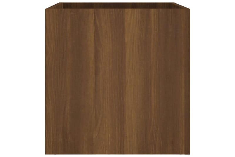 beBasic Plantekasse brun eik 40x40x40 cm konstruert tre - Brun - Hage - Dyrking & hagearbeid - Dyrking - Blomsterpotter - Blomsterkasser
