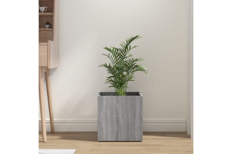 beBasic Plantekasse grå sonoma 40x40x40 cm konstruert tre - GrÃ¥ - Hage - Dyrking & hagearbeid - Dyrking - Blomsterpotter - Blomsterkasser