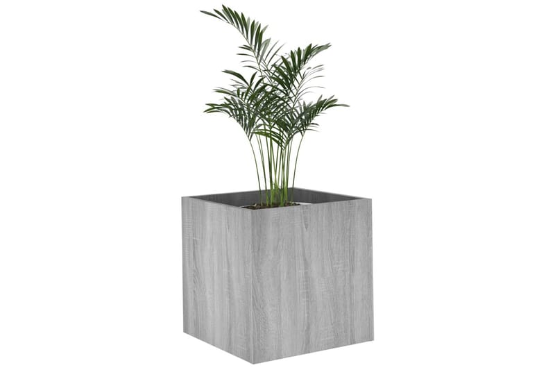 beBasic Plantekasse grå sonoma 40x40x40 cm konstruert tre - GrÃ¥ - Hage - Dyrking & hagearbeid - Dyrking - Blomsterpotter - Blomsterkasser