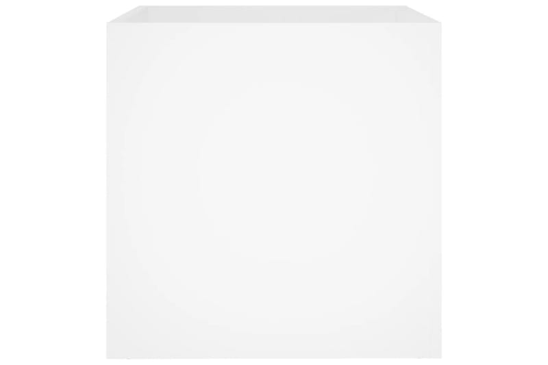 beBasic Plantekasse hvit 40x40x40 cm konstruert tre - Hvit - Hage - Dyrking & hagearbeid - Dyrking - Blomsterpotter - Blomsterkasser