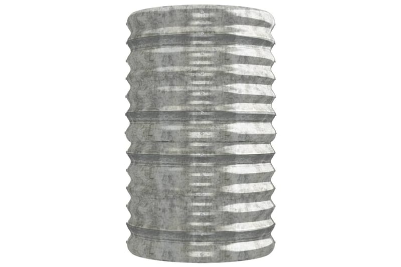 beBasic Plantekasse pulverlakkert stål 224x40x68 cm sølv - Silver - Hage - Dyrking & hagearbeid - Dyrking - Blomsterpotter - Blomsterkasser