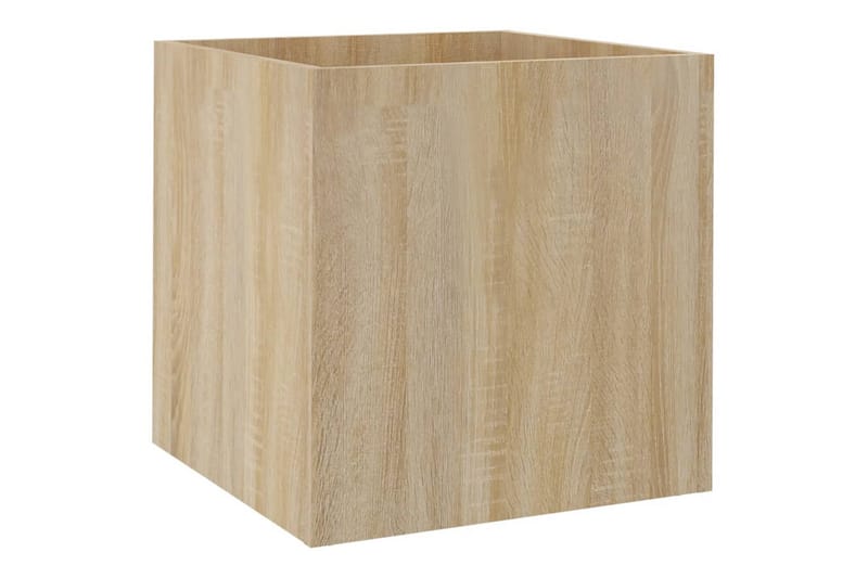 beBasic Plantekasse sonoma eik 40x40x40 cm konstruert tre - Brun - Hage - Dyrking & hagearbeid - Dyrking - Blomsterpotter - Blomsterkasser