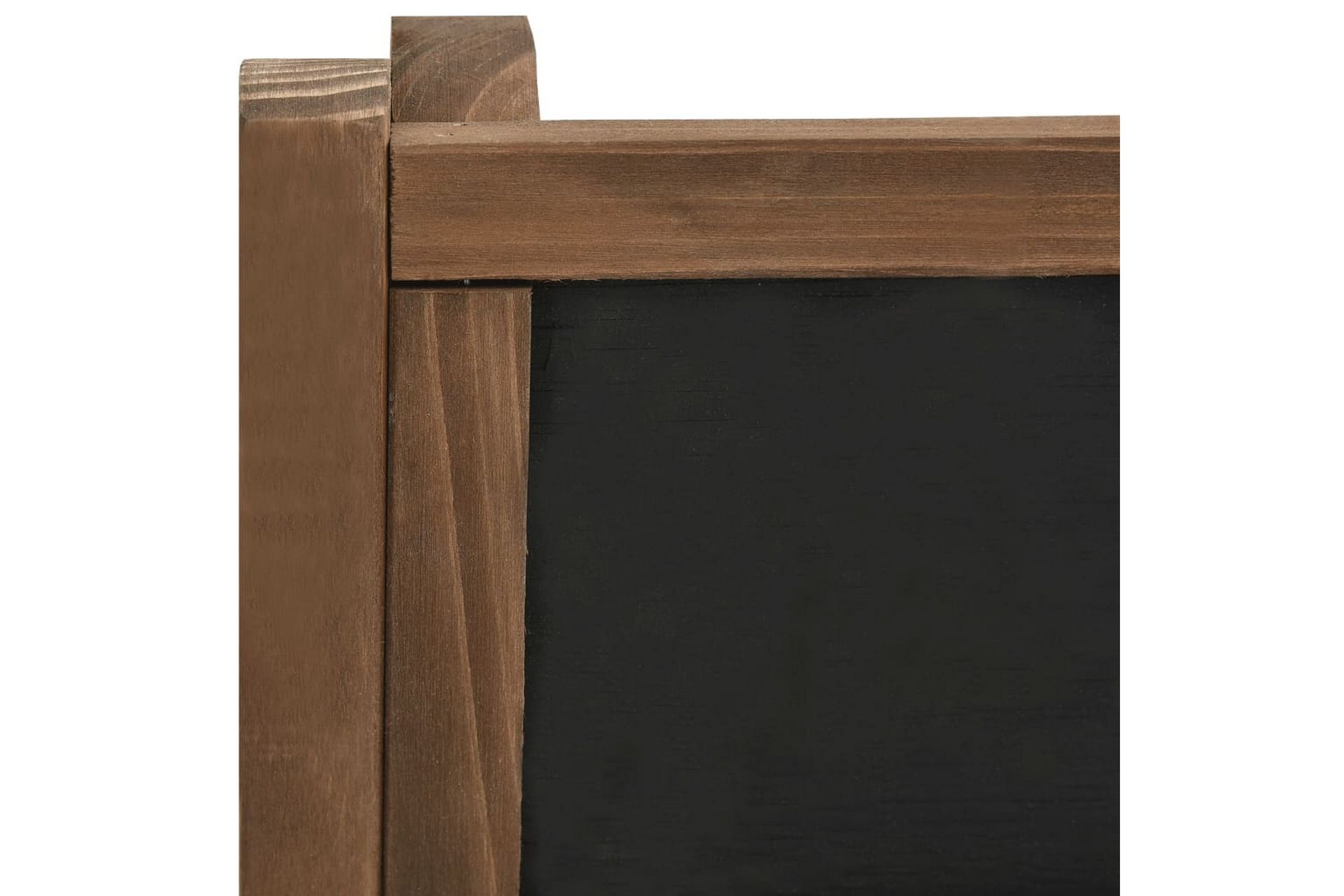 Blomsterstativ 3 etasjer med tavle 40x30x90 cm heltre gran - Brun - Hage - Dyrking & hagearbeid - Dyrking - Blomsterpotter - Blomsterhylle & blomsterstativ