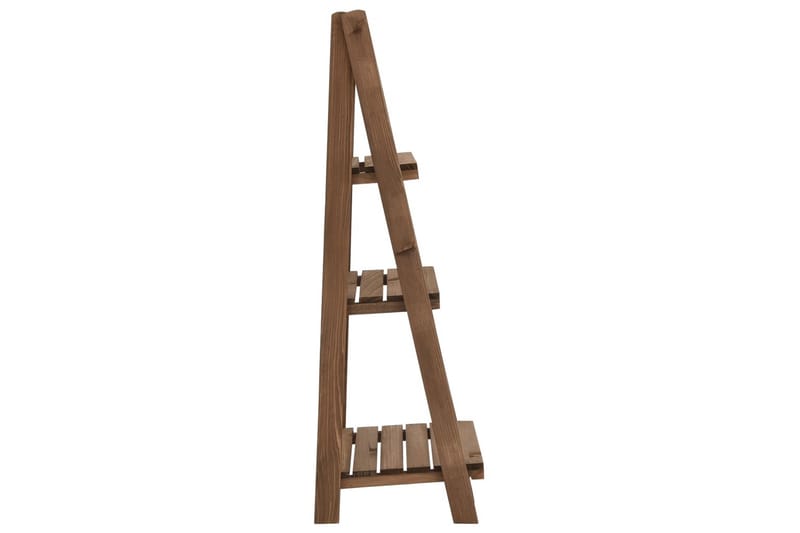 Blomsterstativ 3 etasjer med tavle 40x30x90 cm heltre gran - Brun - Hage - Dyrking & hagearbeid - Dyrking - Blomsterpotter - Blomsterhylle & blomsterstativ