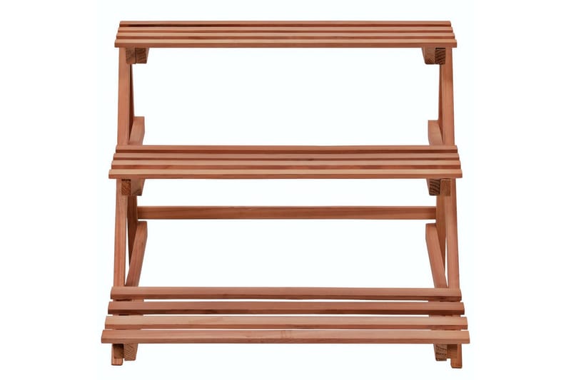 Blomsterstativ i 3 etasjer sedertre 48x45x40 cm - Hage - Dyrking & hagearbeid - Dyrking - Blomsterpotter - Blomsterhylle & blomsterstativ