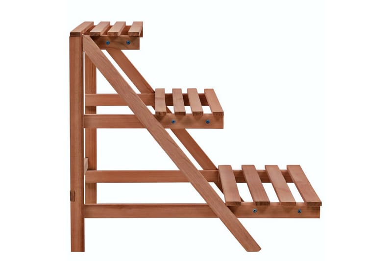 Blomsterstativ i 3 etasjer sedertre 48x45x40 cm - Hage - Dyrking & hagearbeid - Dyrking - Blomsterpotter - Blomsterhylle & blomsterstativ