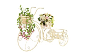 Blomsterstativ sykkelform gammeldags stil metall - Hage - Dyrking & hagearbeid - Dyrking - Blomsterpotter - Blomsterhylle & blomsterstativ