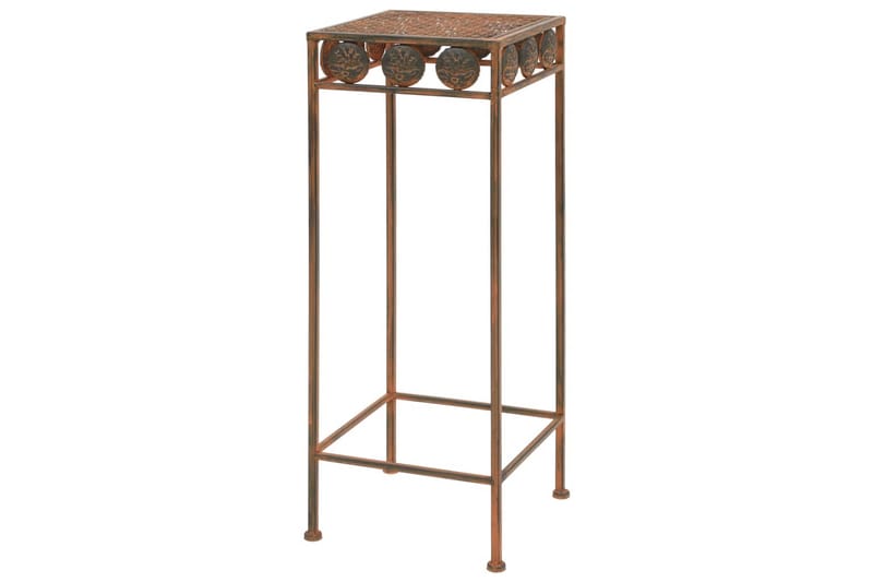 Blomsterstativsett 3 stk gammeldags metall rusten - Hage - Dyrking & hagearbeid - Dyrking - Blomsterpotter - Blomsterhylle & blomsterstativ
