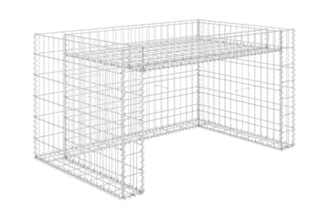 Gabion høybed kubeformet ståltråd 110x80x60 cm - Hage - Dyrking & hagearbeid - Dyrking - Blomsterpotter - Blomsterhylle & blomsterstativ