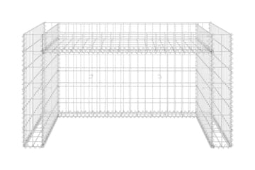 Gabion høybed kubeformet ståltråd 110x80x60 cm - Hage - Dyrking & hagearbeid - Dyrking - Blomsterpotter - Blomsterhylle & blomsterstativ