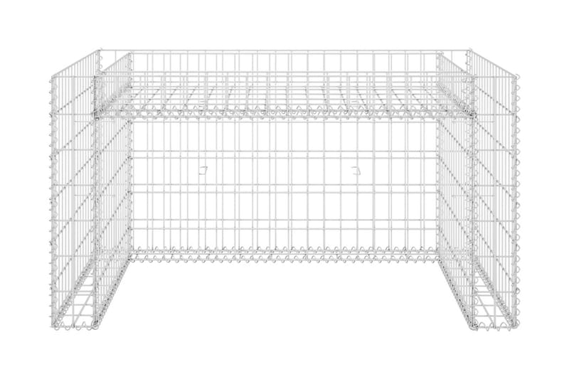 Gabion høybed kubeformet ståltråd 110x80x60 cm - Hage - Dyrking & hagearbeid - Dyrking - Blomsterpotter - Blomsterhylle & blomsterstativ