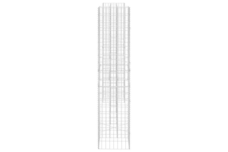 Gabion plantekasse H-formet ståltråd 260x40x200 cm - Hage - Dyrking & hagearbeid - Dyrking - Blomsterpotter - Blomsterhylle & blomsterstativ