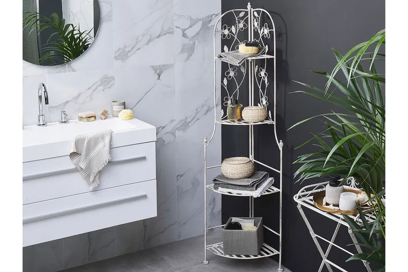 Pollone Hagehylle 35x35 cm - Hvit - Hage - Dyrking & hagearbeid - Dyrking - Blomsterpotter - Blomsterhylle & blomsterstativ