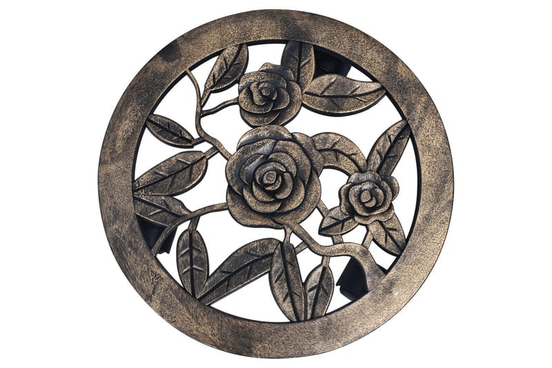 Pottetraller 6 stk bronse 30 cm plast - Brun - Hage - Dyrking & hagearbeid - Dyrking - Blomsterpotter - Blomsterhylle & blomsterstativ
