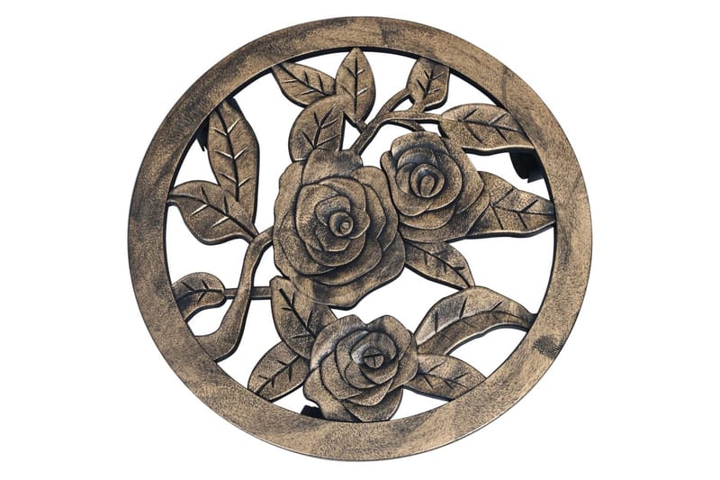 Pottetraller 6 stk bronse 38 cm plast - Brun - Hage - Dyrking & hagearbeid - Dyrking - Blomsterpotter - Blomsterhylle & blomsterstativ