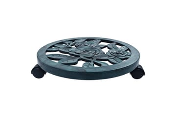 Pottetraller 6 stk grønn 38 cm plast - Grønn - Hage - Dyrking & hagearbeid - Dyrking - Blomsterpotter - Blomsterhylle & blomsterstativ