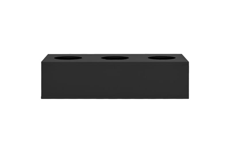 Blomsterkasse for kontor antrasitt 90x40x23 cm stål - Antrasittgrå - Hage - Dyrking & hagearbeid - Dyrking - Blomsterpotter - Blomsterkasser