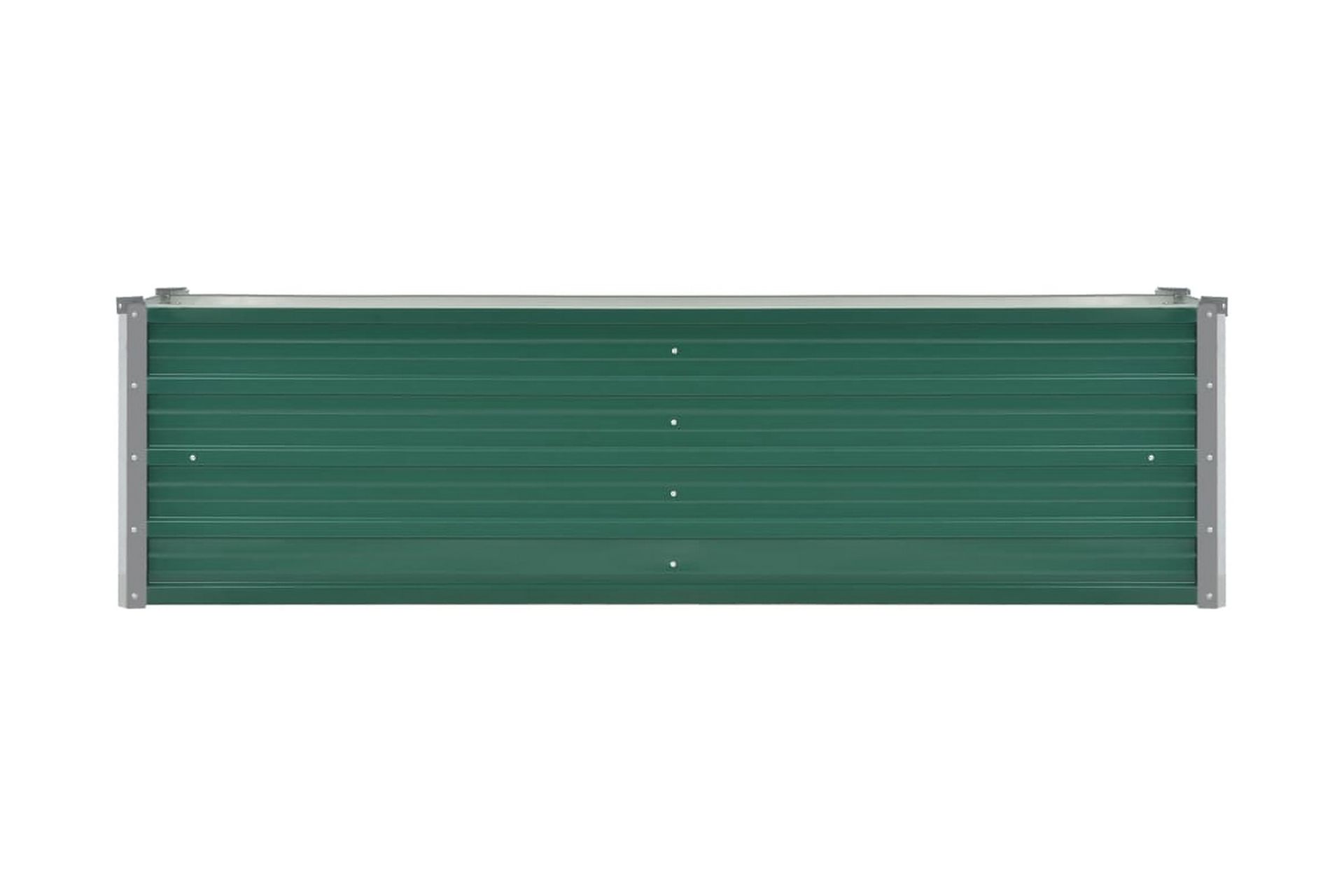 Høybed galvanisert stål 160x40x45 cm grønn - Hage - Dyrking & hagearbeid - Dyrking - Blomsterpotter - Blomsterkasser