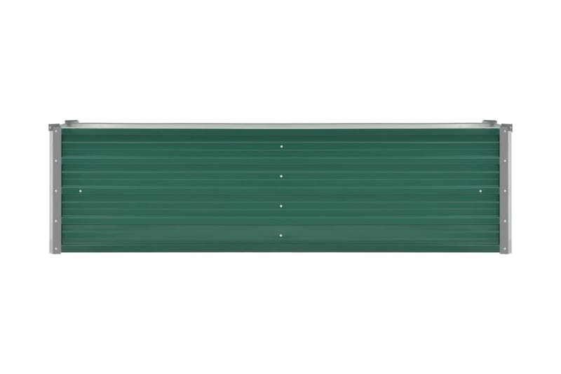 Høybed galvanisert stål 160x40x45 cm grønn - Hage - Dyrking & hagearbeid - Dyrking - Blomsterpotter - Blomsterkasser