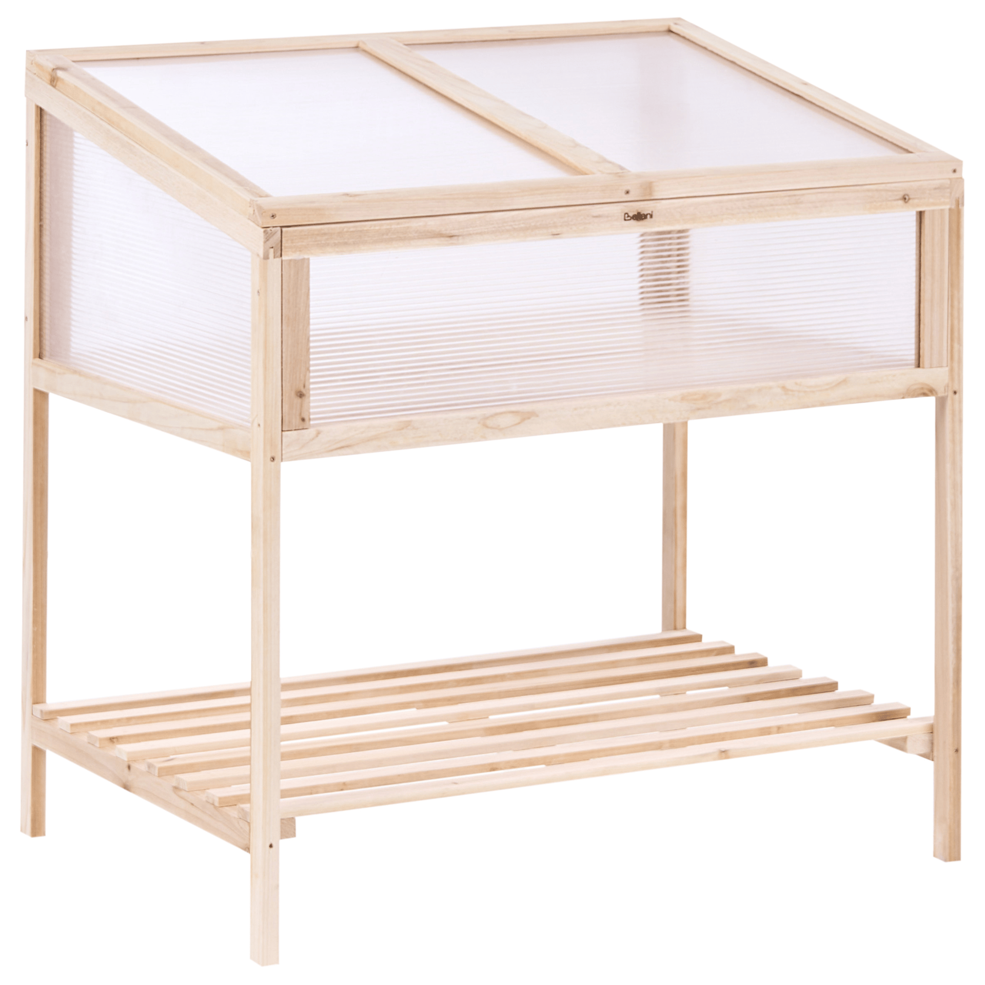 Drivhus for balkong Aranova grantre 58 cm - Brun/Transparent