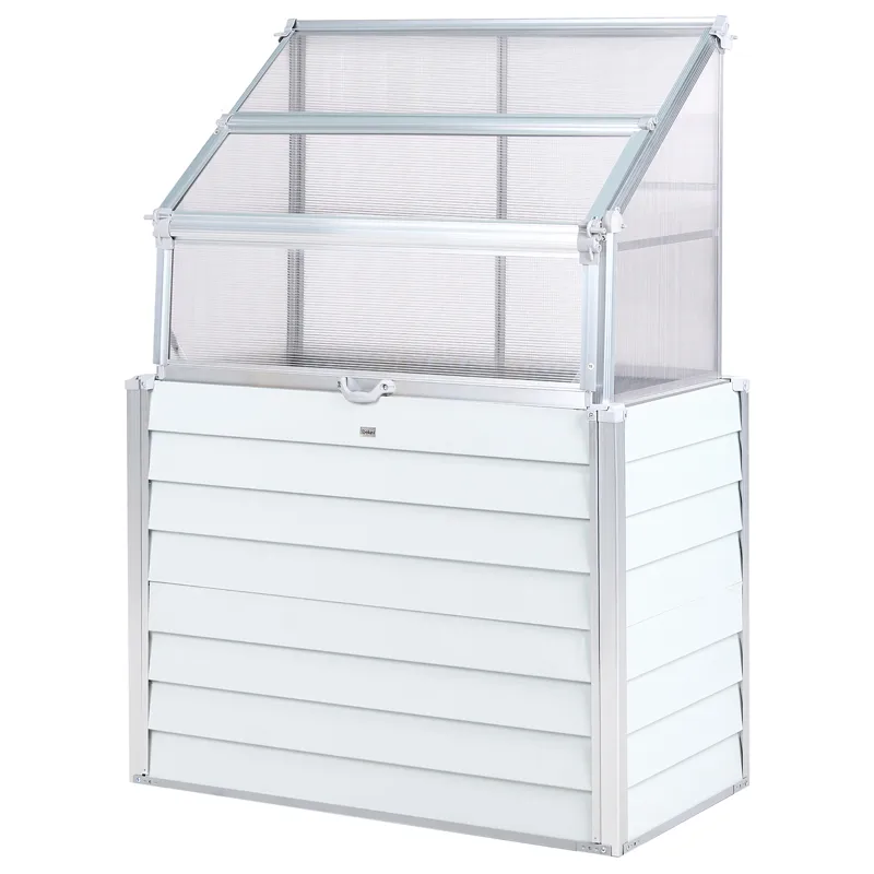 Drivhus for balkong Novoli 62 cm, Hvit