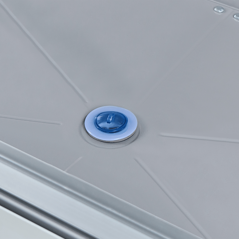 Drivhus for balkong Novoli 62 cm - Hvit - Hage - Dyrking & hagearbeid - Dyrking - Blomsterpotter - Drivhusbenk