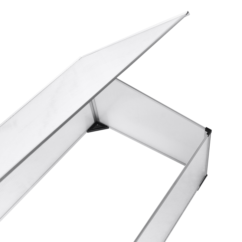 Drivhus for hage Carfizzi Sølv 60 - Sølv/Transparent - Hage - Dyrking & hagearbeid - Dyrking - Blomsterpotter - Drivhusbenk