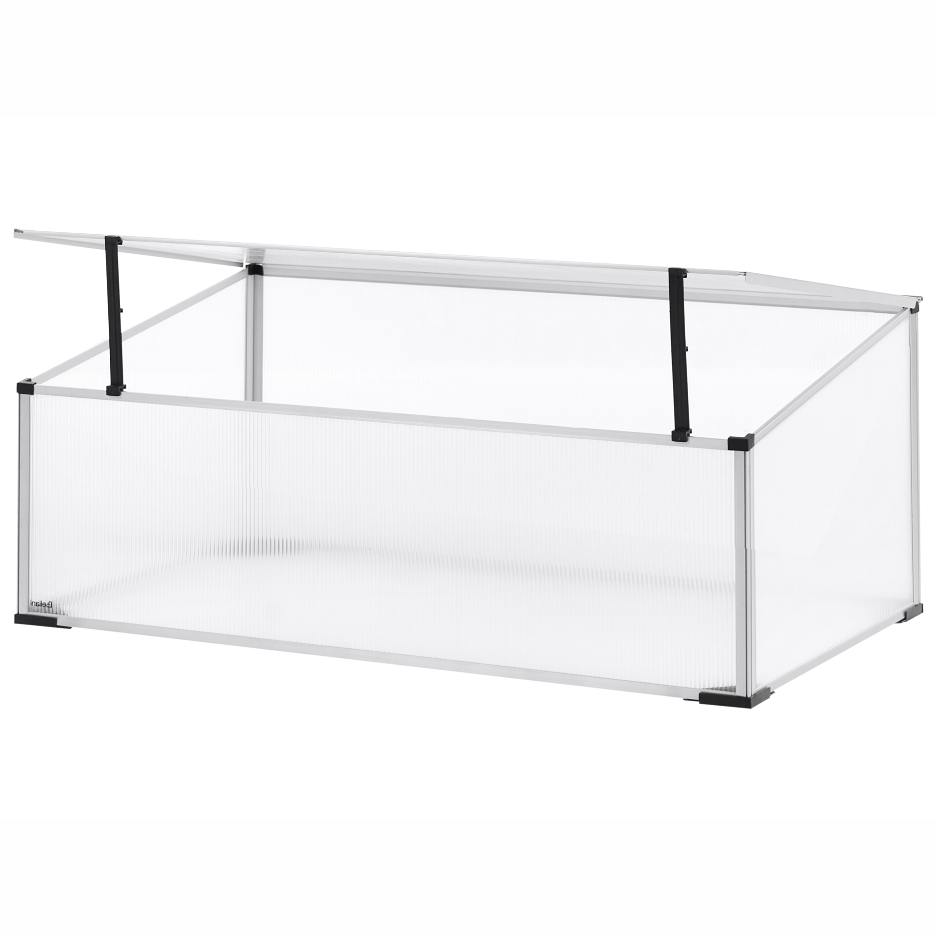Drivhus for hage Carfizzi Sølv 60 - Sølv/Transparent