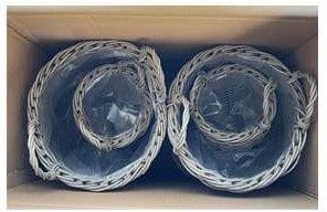 EGG Plantekurv 4 stk 2-set - Grå - Hage - Dyrking & hagearbeid - Dyrking - Blomsterpotter - Blomsterkasser