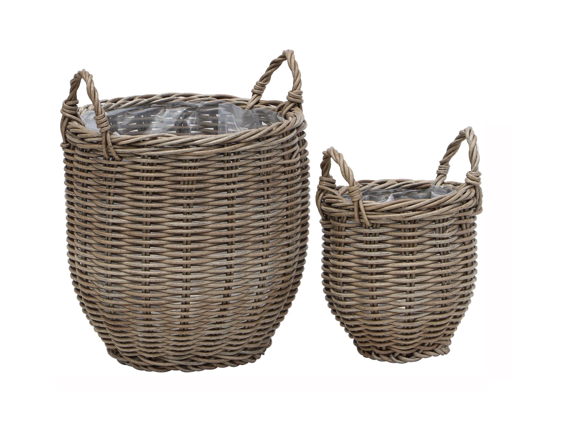 EGG Plantekurv 4 stk 2-set - Grå