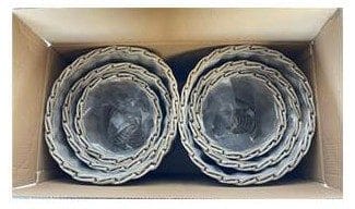 ENS Plantekurv Rund 2 stk 3-set - Grå - Hage - Dyrking & hagearbeid - Dyrking - Blomsterpotter - Blomsterkasser