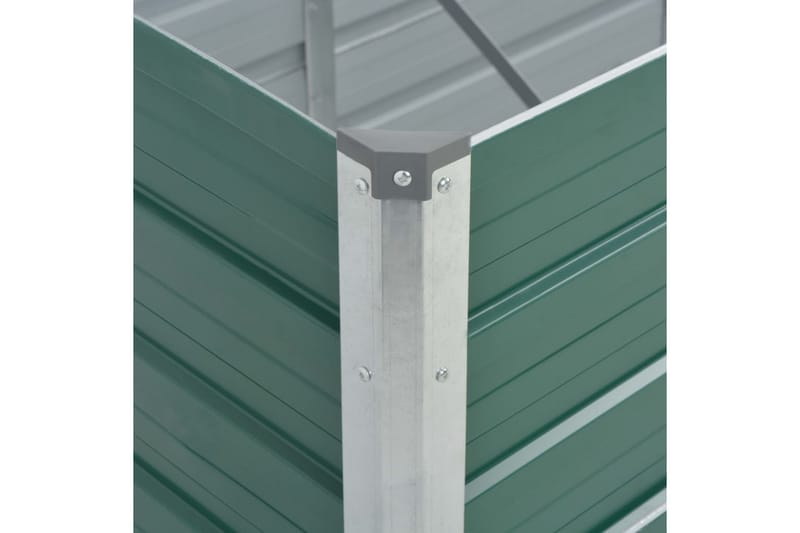 Høybed galvanisert stål 320x80x45 cm grønn - Blomsterkasser - Hagekrukker