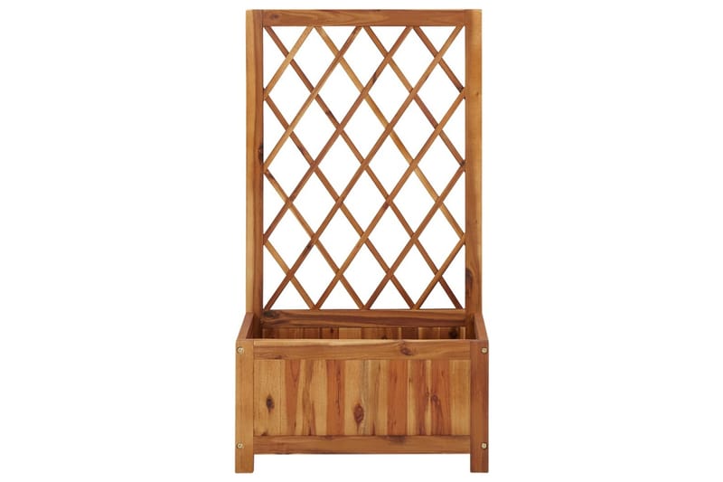 Høybed med espalier heltre akasie - Brun - Hage - Dyrking & hagearbeid - Dyrking - Blomsterpotter - Blomsterkasser