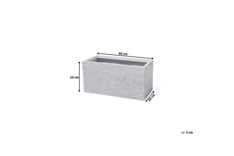 Myra Krukke 60 cm - Hvit - Hage - Dyrking & hagearbeid - Dyrking - Blomsterpotter - Store blomsterkrukker